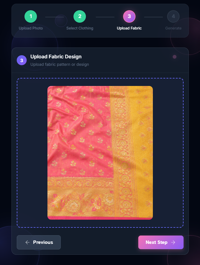 Upload Fabric - Step 3